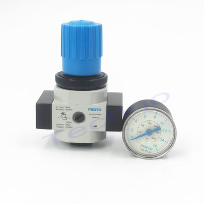 LR-1/4-D-MINI regolatore pneumatico del filtro lubrificante regolatore di pressione FESTO metallico