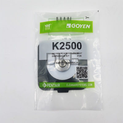 Accessoio del diaframma della valvola a impulso di nitrile Goyen K2500 M1183 CA/RCA32 T * 0-0.8MPa