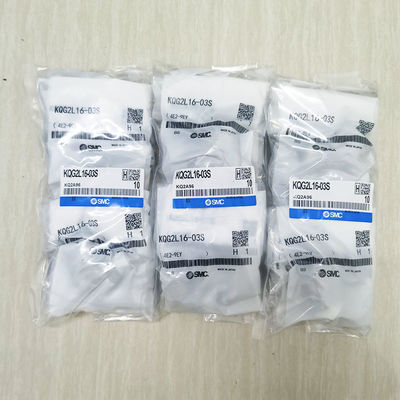 KQG2L16-03S Push To Connect Pneumatic Fittings 3MPa senza grasso