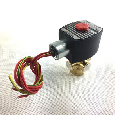 ASCO SCB320B174.230/50 NPT1/4 3/2 Corpo in ottone universale NBR Serie 320 Valvole solenoidi in linea a funzionamento diretto