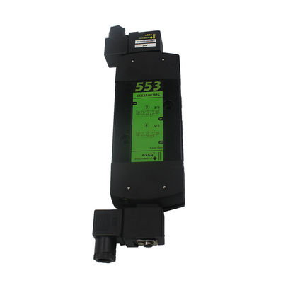 Valvola solenoide Asco 553 Scg553a002ms doppia bobina montata sul pannello