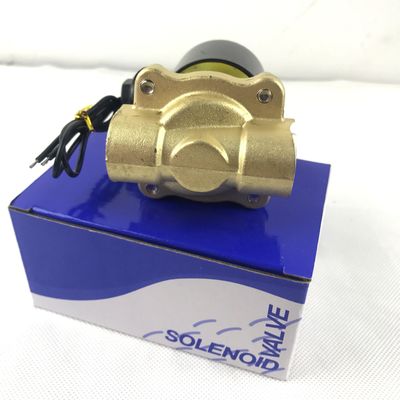 1 pollice 2W200-25 Valvola solenoide elettrica in ottone normalmente chiusa NPT Acqua aria Valvola solenoide in ottone NC 2-way