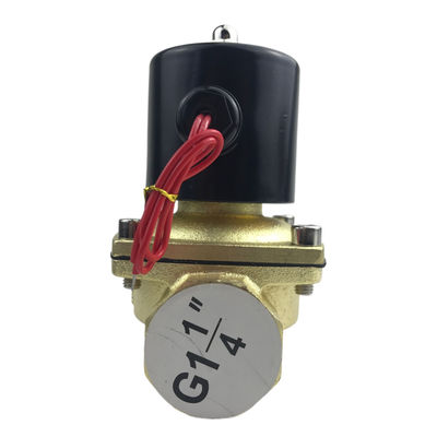 Normalmente aperto 2W350-35 1 1/4 pollici di ottone puro Valvola solenoide di acqua Valvola d'aria NO