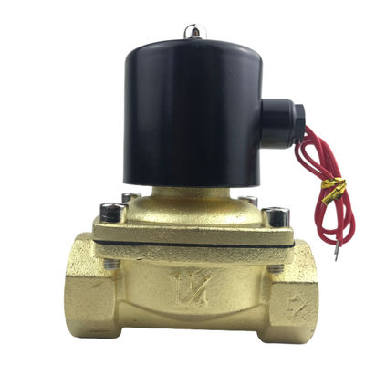 Normalmente aperto 2W350-35 1 1/4 pollici di ottone puro Valvola solenoide di acqua Valvola d'aria NO