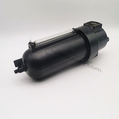 L17-600-MP9G, lubrificatore a microfoglia, porte NPT da 3/4", scodella di metallo, con scarico
