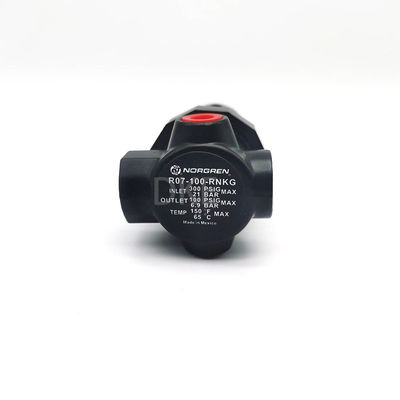Norgren G 1/8 regolatore pneumatico R07-100-NNKG, 1/8in, 20bar max.