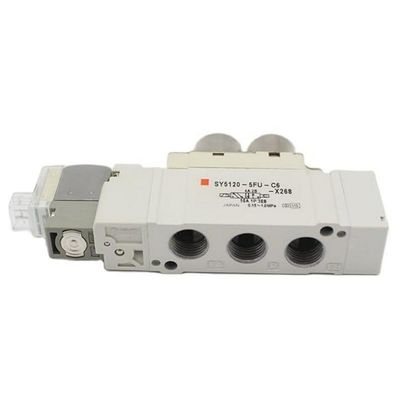 Valvola solenoide SMC SY5220-6LZD-C8 2 posizioni doppia portatura a un tocco dimensione ø8 DC12V