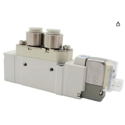 Valvola solenoide SMC SY5220-6LZD-C8 2 posizioni doppia portatura a un tocco dimensione ø8 DC12V