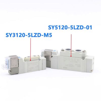 Dimensione del port Ø6 SY3420-6LZD-C6 SMC Valvola solenoide pneumatica3 Posizione Centro di scarico DC12V