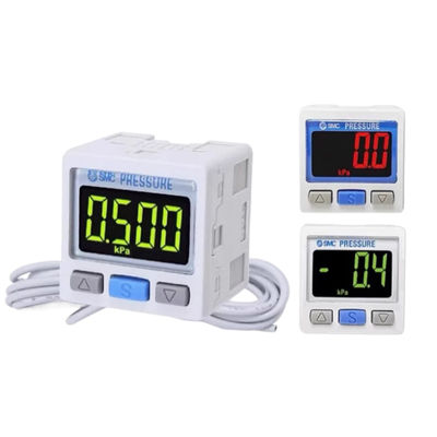 ZSE30A-01-P SMC Digital Pressure Switch Pressure R1/8 2-Color Display PNP Open Collector 1 Output