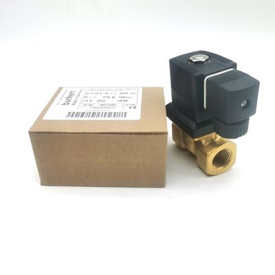 Burkert 00221654 6213 Tipo G1/2 2/2 Normalmente chiuso 1.3 Flusso, EPDM sigillato -30 ~ + 90 ° C Corpo di valvola in ottone DC24V 8W 0-10bar
