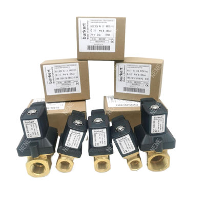 00126216 Valvola solenoide Burkert G1/8 1.5 Forno di flusso DC24V 8W Corpo di valvola in acciaio inossidabile 6014 C Normalmente chiuso