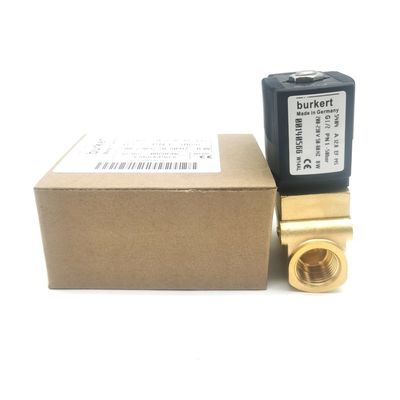 Valvola elettromagnetica 00126223 Burkert AC220V 8W Corpo della valvola in acciaio inossidabile 0~10bar 6014 C Normalmente chiuso G1/8 2.0 foro di flusso