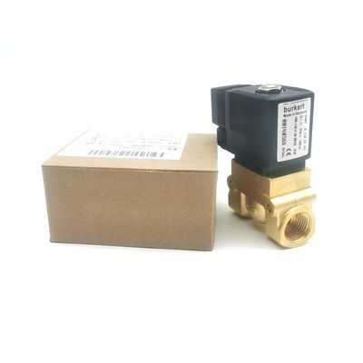 00126227 G1/4 Valvola solenoide Burkert 6014 C Normalmente chiusa AC220V 8W Corpo di valvola in acciaio inossidabile 0~10bar