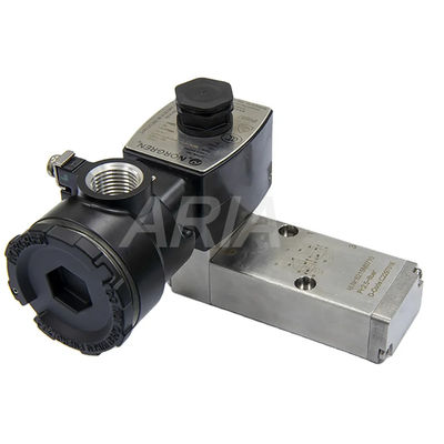 Valvola solenoide Norgren in acciaio inossidabile ad alta pressione per controllo dell'aria industriale a 2,5-8 bar