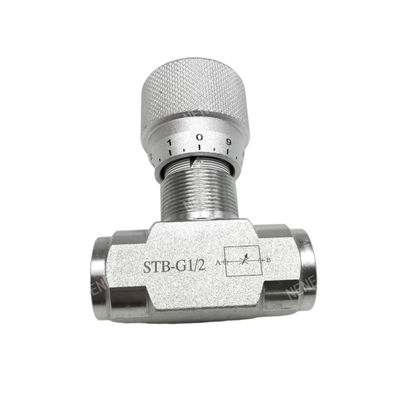 STB-G1/4 Valvola di accelerazione del motore del cilindro idraulico Valvola di controllo della velocità