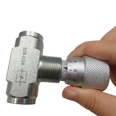 Valvola di controllo idraulica resistente STB-G3/8 45 a 2000 Ssu 6 a 420 CSt
