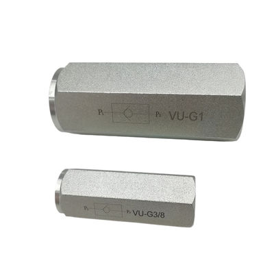 Codice ISO 16/13 Valvola di controllo idraulica VU-G1 VU-G3/8 VU-G3/4 VU-G1-1/4 VU-G2