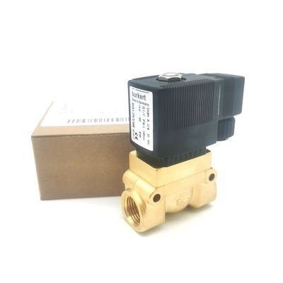00134237 6013Tippo Burkert Valvola elettromagnetica G1/8 DC24V Corpo in ottone NC Sigillo FKM