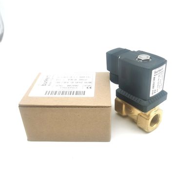 BURKERT 00137538 Valvola solenoide 6013 Tipo a azione diretta G1/4 pollici normalmente chiuso 24VAC 8W 0~25Bar
