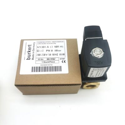 BURKERT 00137538 Valvola solenoide 6013 Tipo a azione diretta G1/4 pollici normalmente chiuso 24VAC 8W 0~25Bar