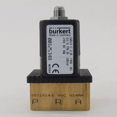 Sistemi di controllo dei fluidi Burkert - 125348 - Valvola solenoide, 6014 00125348