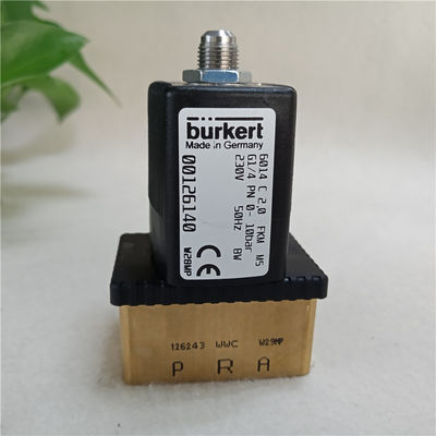 Valvola solenoide Burkert 6014C 2.0 FKM G1/4 PN 0-10bar 230V 00126140