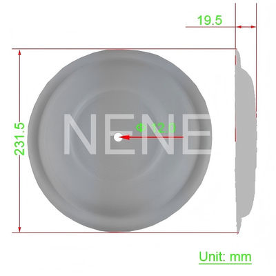 Graco Diaphragms Husky 1590 1,5 pollici Bianco/Azzurro/Nero 15B312 189426 5K312