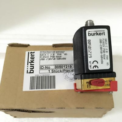 Valvola solenoide Burkert 6014 con interruttore manuale 230V 00501219