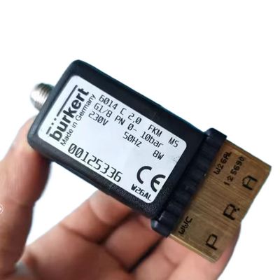 5404 G1/2 2/2 Normalmente chiuso 00177853 FKM Valvola elettronica magnetica sigillata BURKERT Corpo di valvola in ottone AC24V 8W 1-50bar