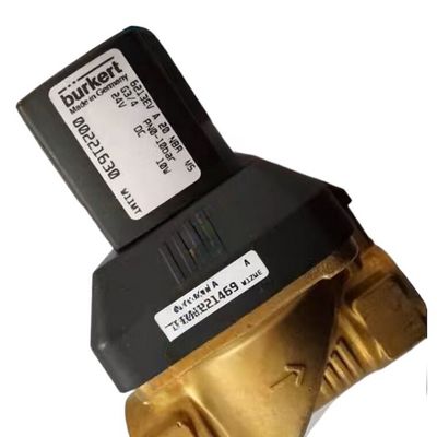 00308506 BURKERT Valvola solenoide G1 2/2 Normalmente chiusa 25 foro di flusso FKM Corpo di valvola di ottone sigillato 8W 1-32bar