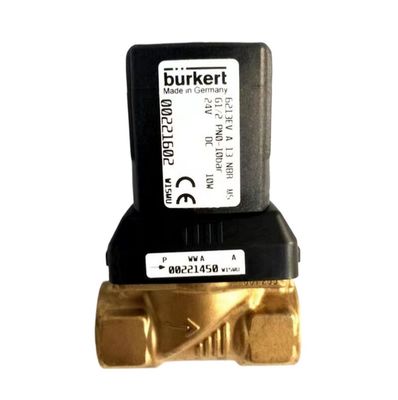 00308506 BURKERT Valvola solenoide G1 2/2 Normalmente chiusa 25 foro di flusso FKM Corpo di valvola di ottone sigillato 8W 1-32bar