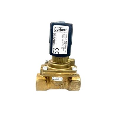 Valvola elettronica magnetica BURKERT 00309022 FKM Sigillo G1/2 2/2 Normalmente aperto 12 foro di flusso DC24V 8W 1-32bar