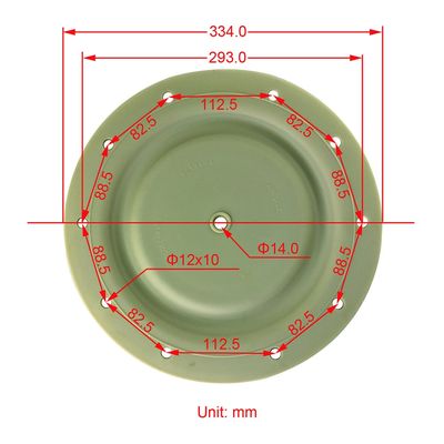 96391 96392 2" DN50 Kit di diaframma a onde d'urto Ingersoll Rand
