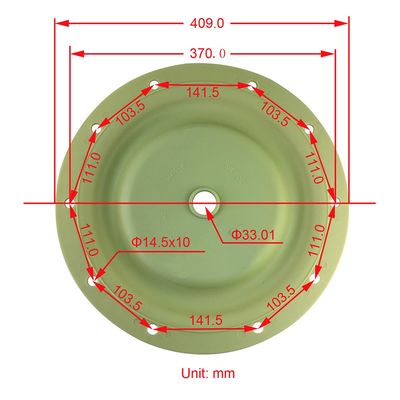 96475-A 96476-T Valvola di impulso Diaframma Ingersoll Rand Santoprene PTFE