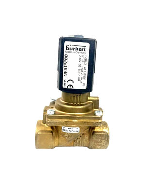 00301170 BURKERT 5404 G1/2 2/2 Normalmente aperto 12 foro di flusso FKM (Fluoro gomma) Corpo di valvola in ottone sigillato AC24V 8W 1-32bar