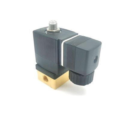 2/2 Normalmente aperto 00295651 Valvola solenoide Burkert 20 fori di flusso FKM (Fluoro) Corpo di valvola in ottone sigillato AC220V 8W 1-25bar