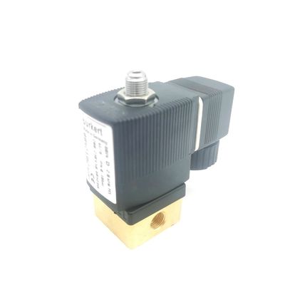 2/2 Normalmente aperto 00295651 Valvola solenoide Burkert 20 fori di flusso FKM (Fluoro) Corpo di valvola in ottone sigillato AC220V 8W 1-25bar