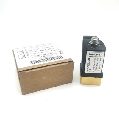 2/2 Normalmente aperto 00295651 Valvola solenoide Burkert 20 fori di flusso FKM (Fluoro) Corpo di valvola in ottone sigillato AC220V 8W 1-25bar