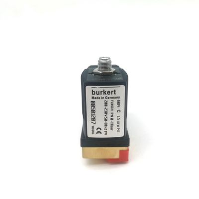 00134240 BURKERT 6013 Tipo a azione diretta G1/8 pollice 2/2 normalmente chiuso 2.5 foro di flusso FKM corpo sigillato di valvola in ottone 24VDC 8W 0~10bar