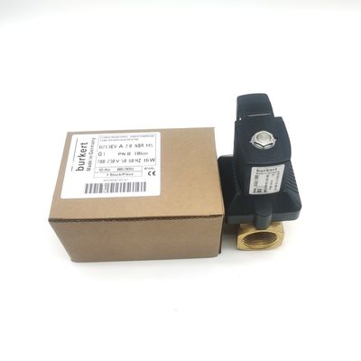 Valvola solenoide Burkert FKM Sigillo 00126091 24VDC 8W 0~6bar 6013 Tipo a azione diretta G1/8 pollice 2/2 Normalmente chiuso 3.0 foro di flusso