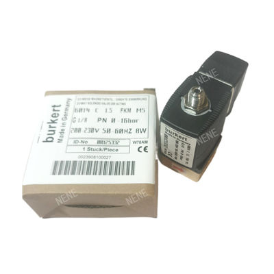 G1/4 Valvola solenoide Burkert 00125302 6013 Tipo a azione diretta 2/2 pollici Normalmente chiuso 3.0 foro di flusso FKM Corpo di valvola di ottone sigillato 24VAC 8W 0~10bar