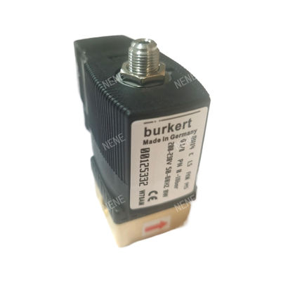 G1/4 Valvola solenoide Burkert 00125302 6013 Tipo a azione diretta 2/2 pollici Normalmente chiuso 3.0 foro di flusso FKM Corpo di valvola di ottone sigillato 24VAC 8W 0~10bar