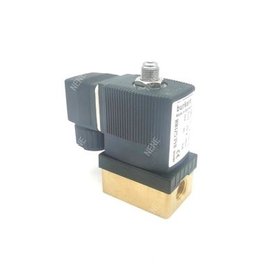 FKM Seal Valvola solenoide G1/4 Inch G1/4 Inch 00125304 6013 Tipo azione diretta 2/2 Normalmente chiuso 3.0 Flow Hole FKM Seal 220VAC 8W 0~10bar Corpo della valvola in ottone