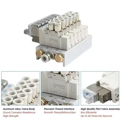 Valvole solenoidi SMC a tenuta morbida serie SY3320-5LZD-M5 SY3320-6LZD-M5 SY
