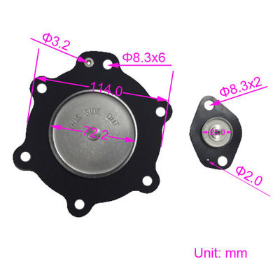 ASCO C113827 Valvola a impulso di nitrile/Buna o Viton Diaframma SCG353A047 Valvola a impulso