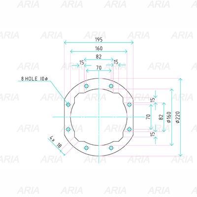 ASCO 3'' SCEX353.060 Kit di riparazione del diaframma della valvola d'impulso C113928