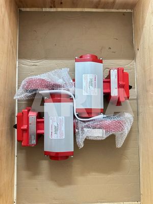Valvola a farfalla / DN100 / PN10/16 Attuatore pneumatico