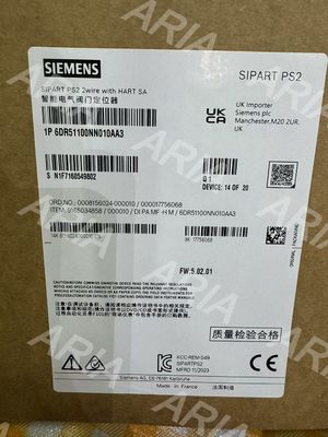 6DR5110-0NN01-0AA3 SIEMENS Posizionatore elettro-pneumatico intelligente SIPART PS2 per attuatori pneumatici lineari e parzialmente rotanti a..