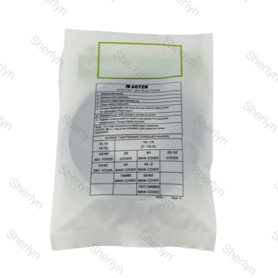 GOYEN K2529/2530 Kit di riparazione del diaframma da 1 pollice RCAC25T3/DD3/FS3 1 "Fluorgomma/Nitrile Gomma